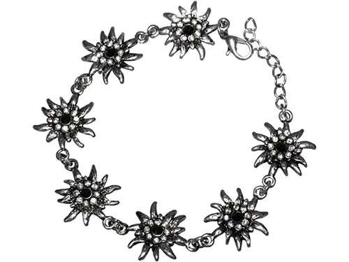 Dirndl Trachten Haus German Edelweiss Flower Bracelet for Dirndl