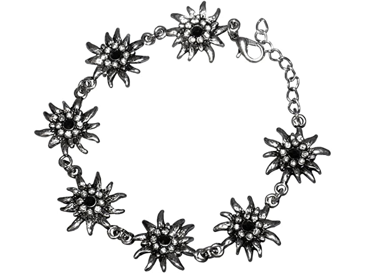 Edelweiss Bracelet for women's dirndl Oktoberfest outfit